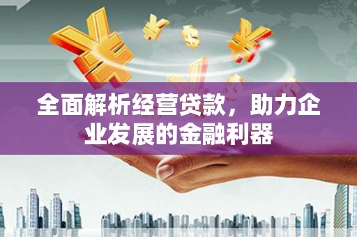 台东全面解析经营贷款，助力企业发展的金融利器