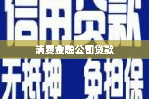 夏县消费金融公司贷款