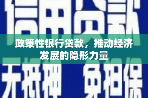 隆子政策性银行贷款，推动经济发展的隐形力量