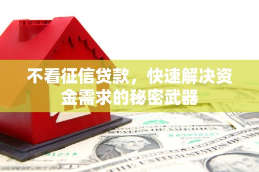 固始不看征信贷款，快速解决资金需求的秘密武器