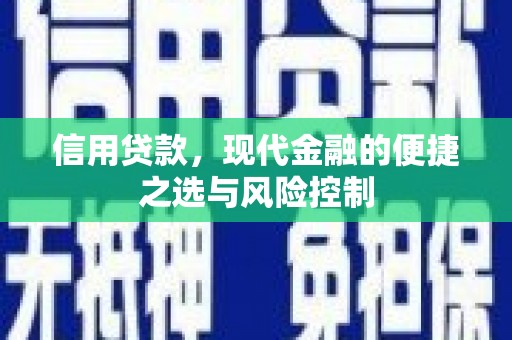 阿图什信用贷款，现代金融的便捷之选与风险控制