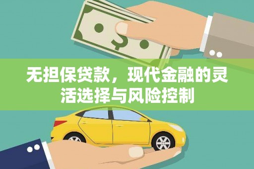 亭湖无担保贷款，现代金融的灵活选择与风险控制