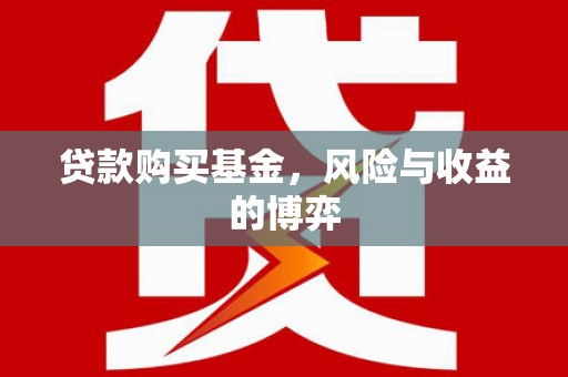 灌南贷款购买基金，风险与收益的博弈