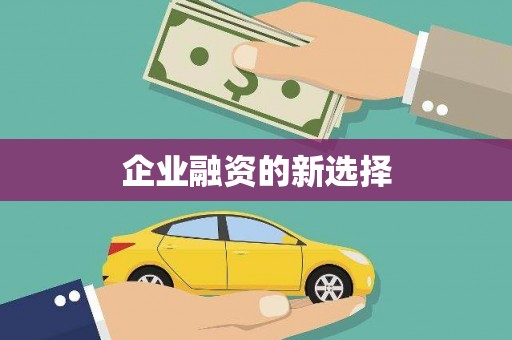 龙山企业融资的新选择