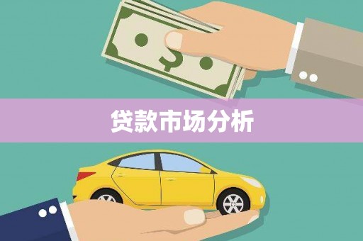 康县贷款市场分析