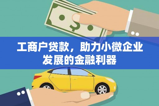 金阳工商户贷款，助力小微企业发展的金融利器