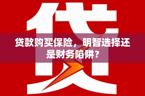 洮南贷款购买保险，明智选择还是财务陷阱？
