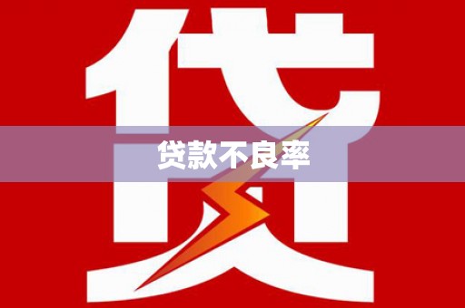 中西区贷款不良率
